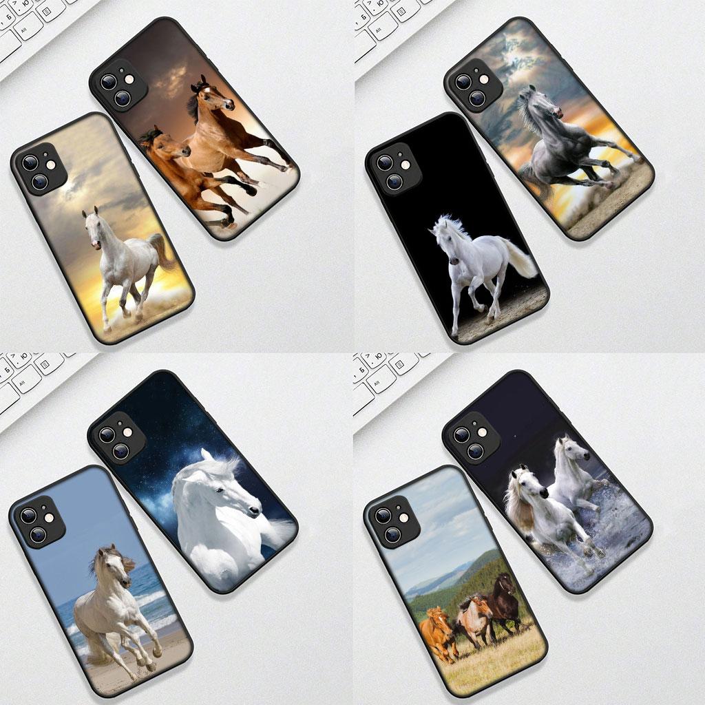 Soft Cover for Huawei P30 P20 Mate 10 20 Lite Pro Y8S Y9A Y9 Prime P Smart 2019 Coque Phone Case Running Wild Free Horse