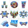 Avengers Tableware Set: Bunting, Cups, Plates, Masks, Cutlery, and Gifts for Indoor Parties
