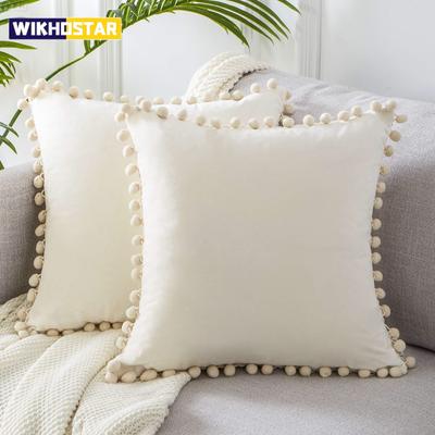 Home Velvet Cushion Cover Decor Soft Decorative Pillow Case Covers Room Decoration Sofa Pillowcases Big