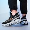 Sneakers Four Seasons Breathable Flying Weaving Casual Running Shoes Blade Edge Slow Shock Student Large Size Running Shoes