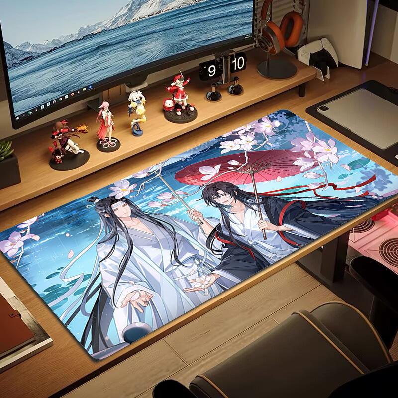 WangXian Color Mouse Pad Large Gaming Table Cushion Non-slip Laptop Tablet Big Mousepad XXL Mat Mini PC Playmat With Lock edge