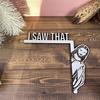 Vintage Jesus Ornament Eco-friendly Garden Door Corner I Saw That