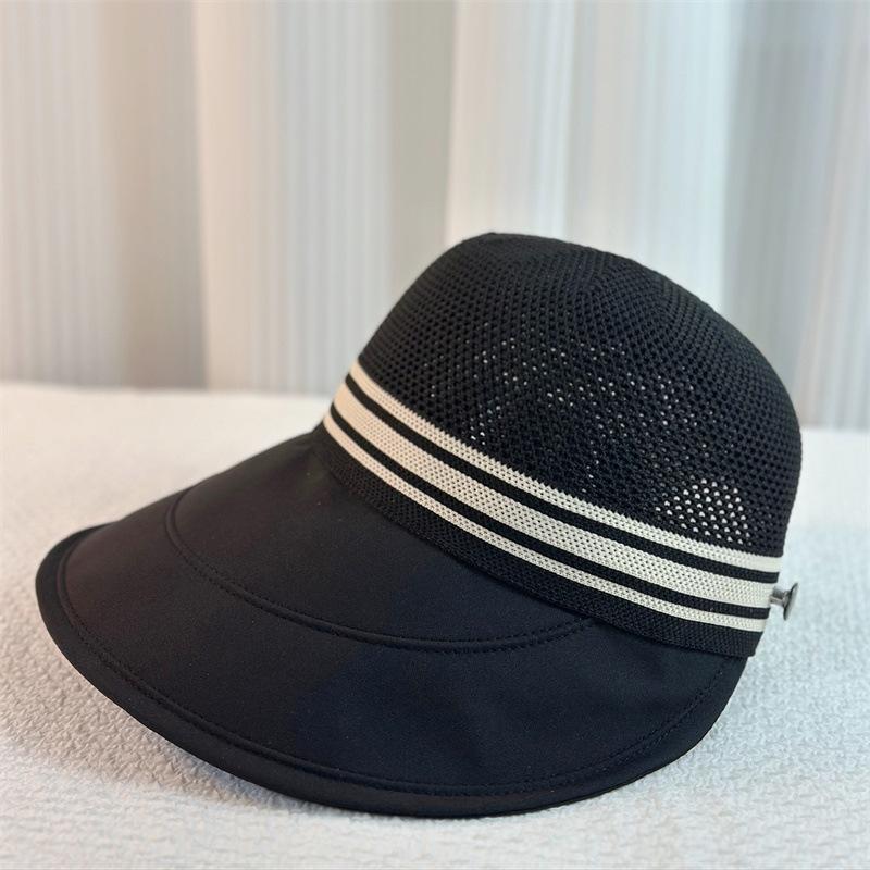 Can be tied high ponytail sunscreen hat women's summer versatile face small can hang mask empty top sunshade cap sun hat