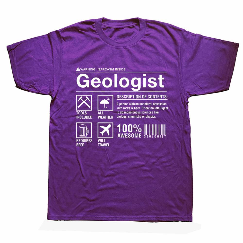 Funny Geologist Composition Geology Student T Shirts Streetwear Short Sleeve Birthday Gifts Summer Style T-shirt Mens Clothing