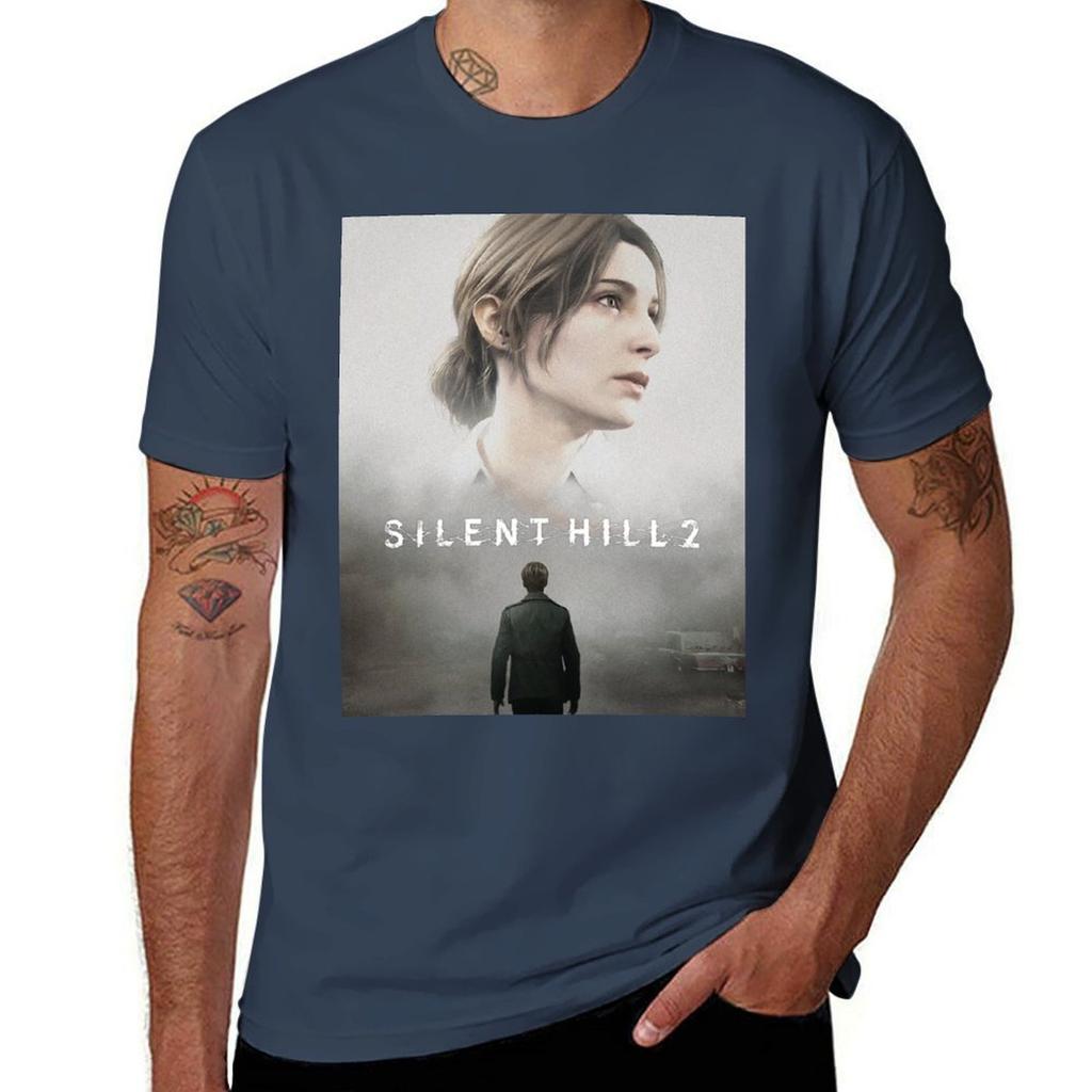 Silent Hill 2 Remake James Mary Tshirt Cotton T Shirt Pack Unisex T Shirt Cotton High Quality Tshirt