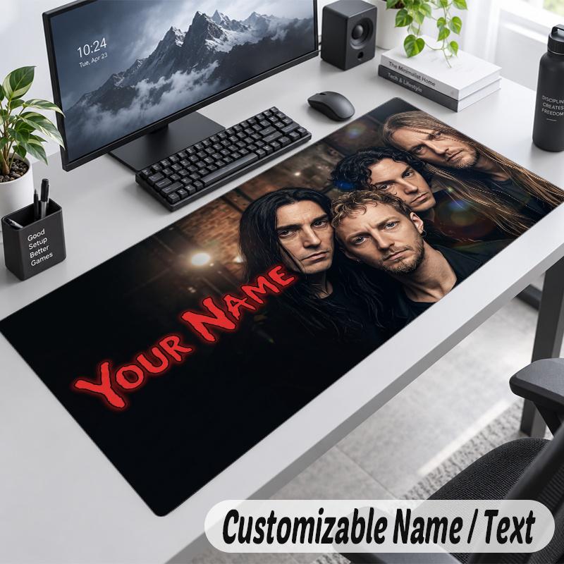 Alice in Chains Personalized Large Mouse Pad Custom Name Text Extended Desk Mat Gaming Mousepad
