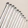 FLZOSPER Box Wrench Set, Ratchet Wrench, Extra Long Straight, 90 Gears, Mirror Finish, 8-19mm, 14-Piece Set, with Storage Case