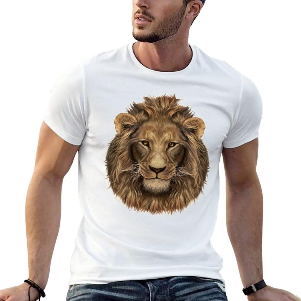 Beautiful Lion With Epic Unisexe Tshirt Anime T Shirts Oversize T Shirts For Unisex Graphic Funny Unisex T Shirt Luxury Tshirt