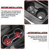 2 Peças/conjunto Porta-copos para Carro camurça Tapetes Antiderrapantes Acessórios Automotivos Para BMW M M1 M2 M3 M4 M5 M6 X5 E39 E46 E60 E90 F20 E60 F30 E36