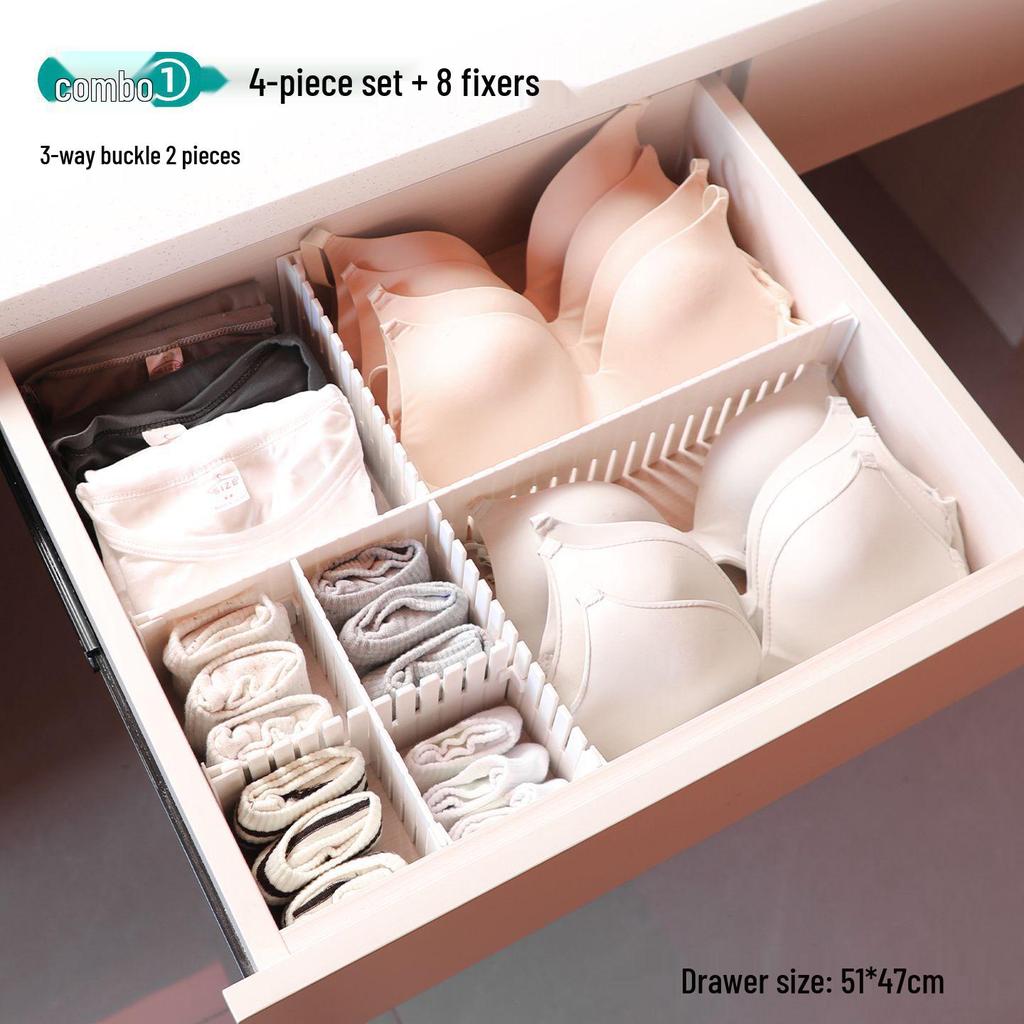 Underwear and Sock Drawer Organizer Divider