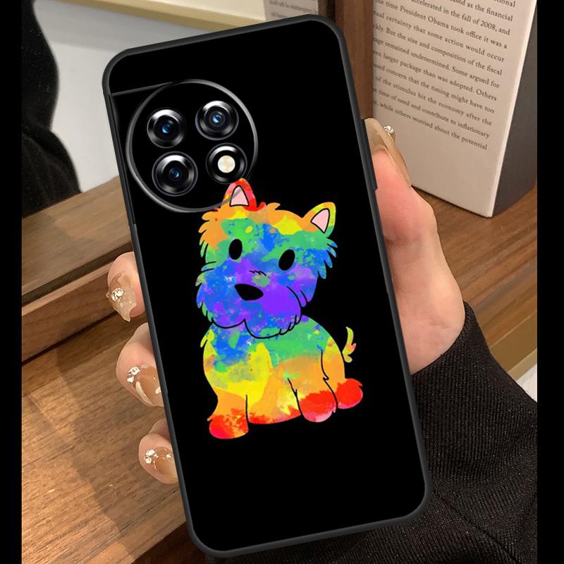 

Cartoon Westie Dog Case For OnePlus 15 13 12 11 10 15R 13R 12R 10T 13T OnePlus Nord 5 CE 4 3 Lite N20 N30 Cover OnePlus Nord CE4