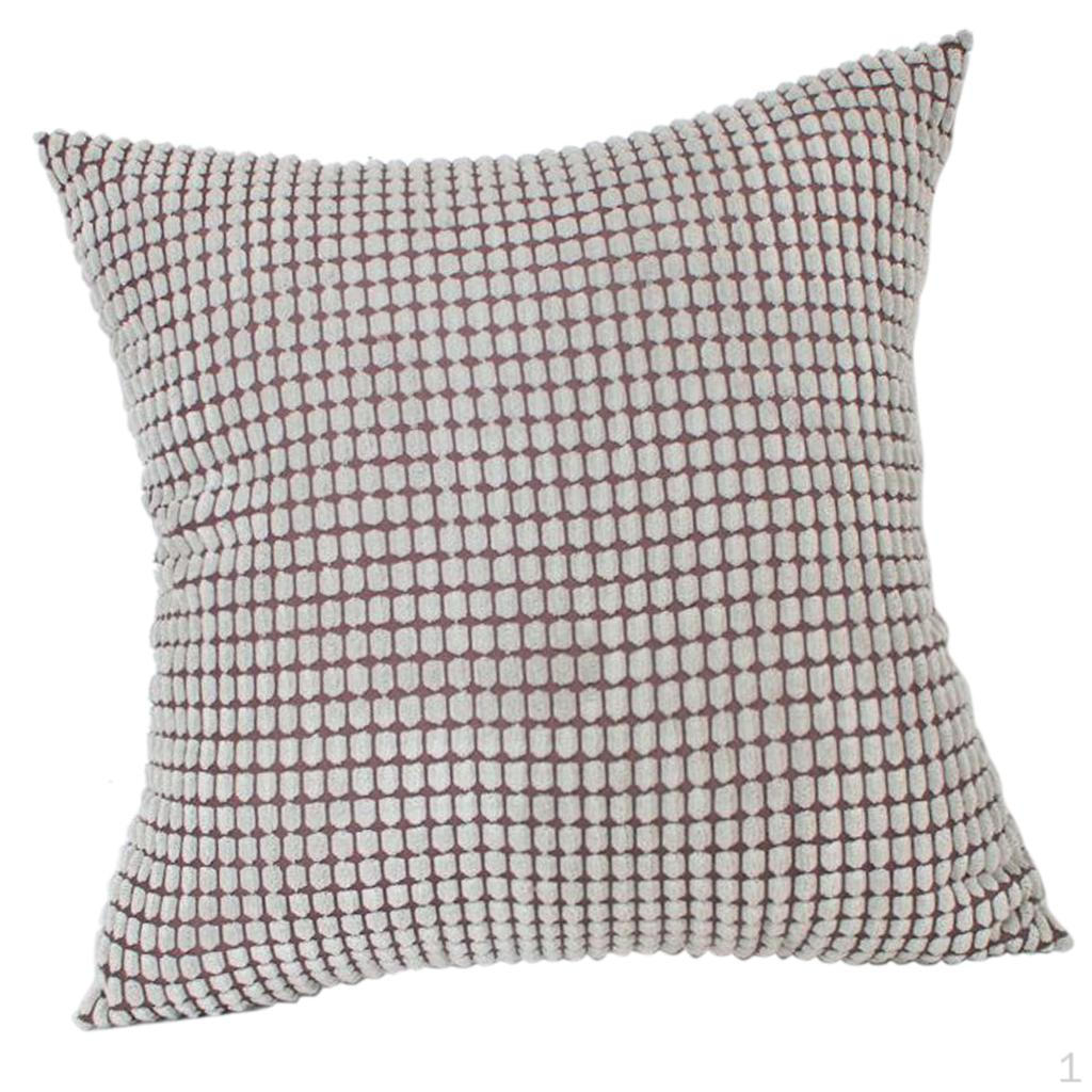 Corduroy Inch Throw Pillow Cover Cute for Home Decor Gray 686₽