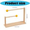 Bracelet Holder Jewelry Storage Case Bead Display Stand Jewelry Storage Rack Wood Texture Suitable for Home and Shop Use