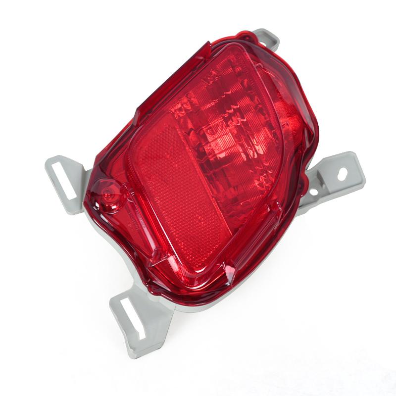For Toyota Highlander 2015- Car Rear Bumper Tail Parking Brake Light Warming Turn Signal Reflector Lamp Cover No Bulb