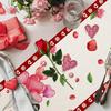 Desktop Ornaments Love Table Flag Tablecloth 33*183cm Table Runner For Festive Atmosphere Event Decoration Valentine's Day Party