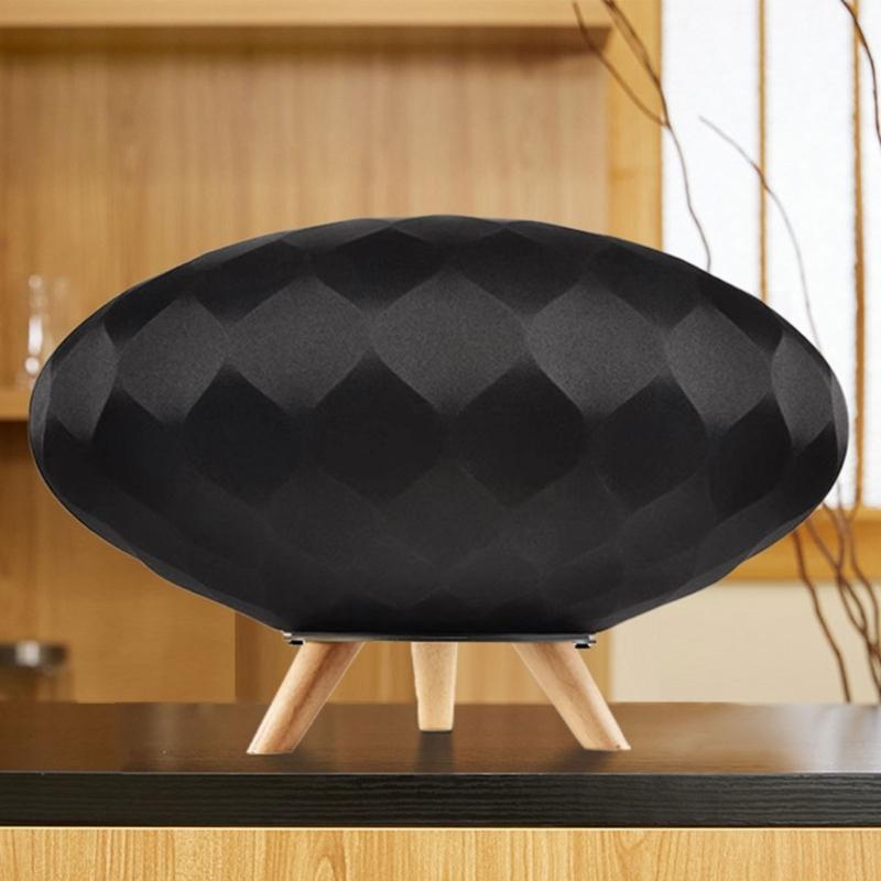 Portable Speakers Stand Metal Desk Organizers with AntiSlip Wood Feet for B&W Formation Wedge Speakers