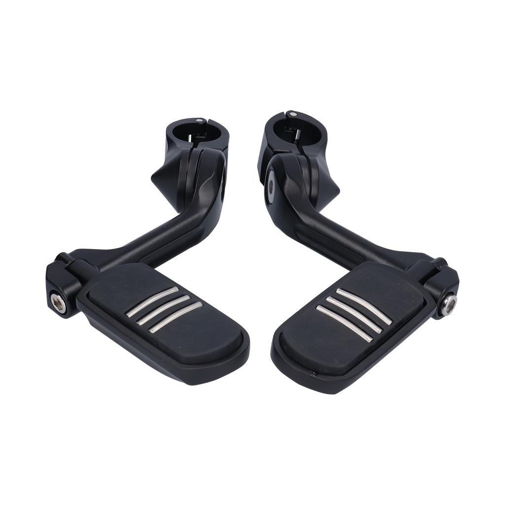 Motorcycle Footpegs Foot Rest 360 Degrees Adjustable Clamp Replacement for Yamaha