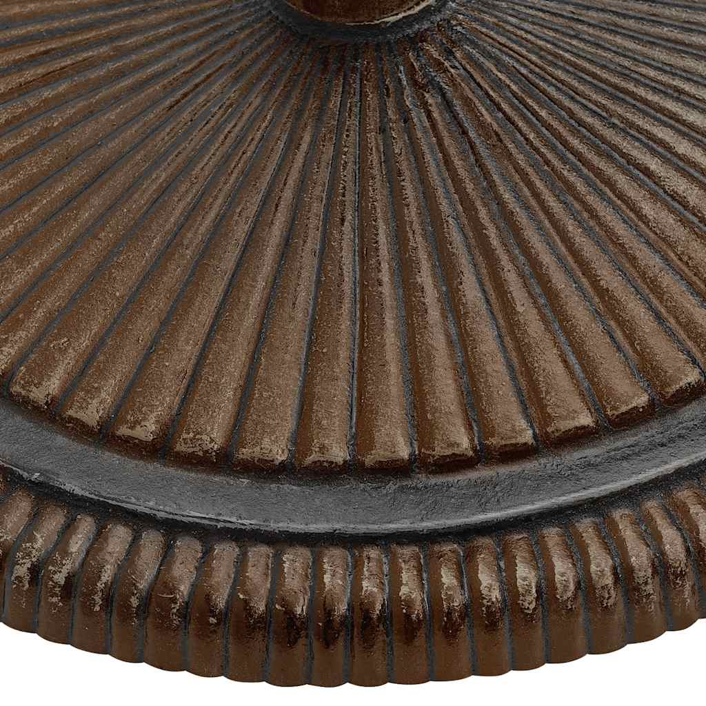 Vidaxl Podstawa Pod Parasol, Brązowa, 45X45X30 Cm, Żeliwo