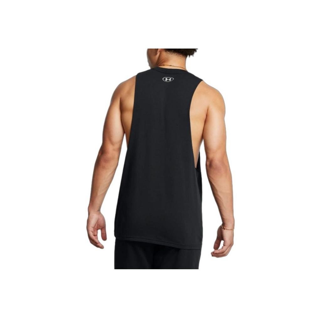 Under Armour Project Rock Comfortable Soft Crew Neck Tank Top Men Tops Black 1386912-001