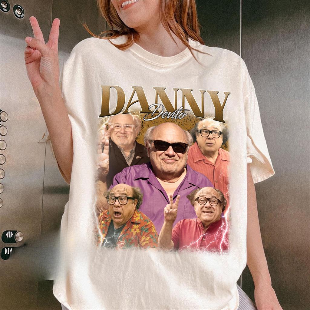 Danny Devito Printed Tshirt Womens Retro Trendy Style Top SpringSummer Pure Cotton Unisex Short Sleeve Tshirt