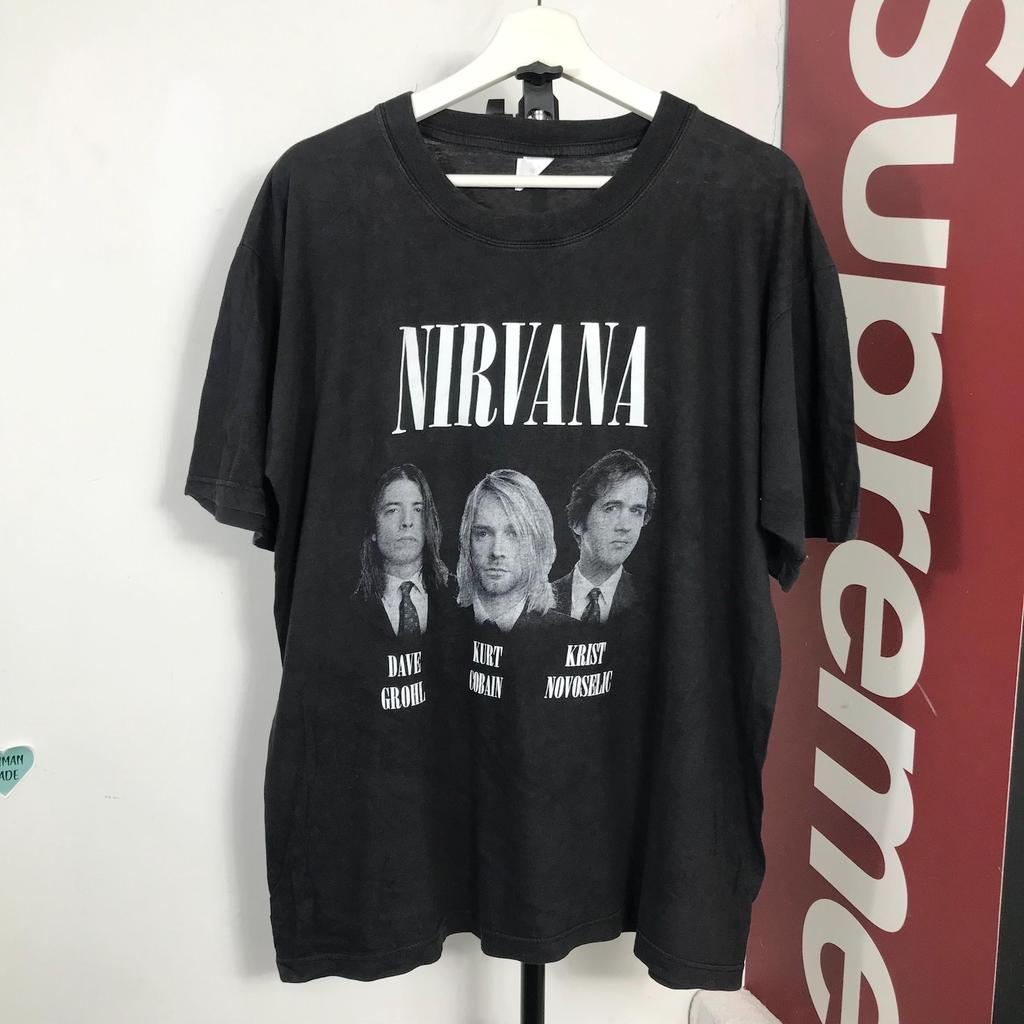 Vintage Nirvana Europatour Kurt Cobain Grunge Kunst Promo T-Shirt / Alternative Rock Nu Metal / Band T-Shirt / Rock T-Shirt / grunge / Musik T-Shirt