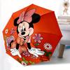 1 ombrello automatico di Minnie Mouse | Portatile, pieghevole, con apertura manuale a 8 stecche, accessorio casual, copertura resistente yy250823027