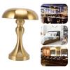 Table Lamp Rechargeable Mushroom Shape 3 Speed Color Temperature Touch Stepless Dimming Night Light for Home