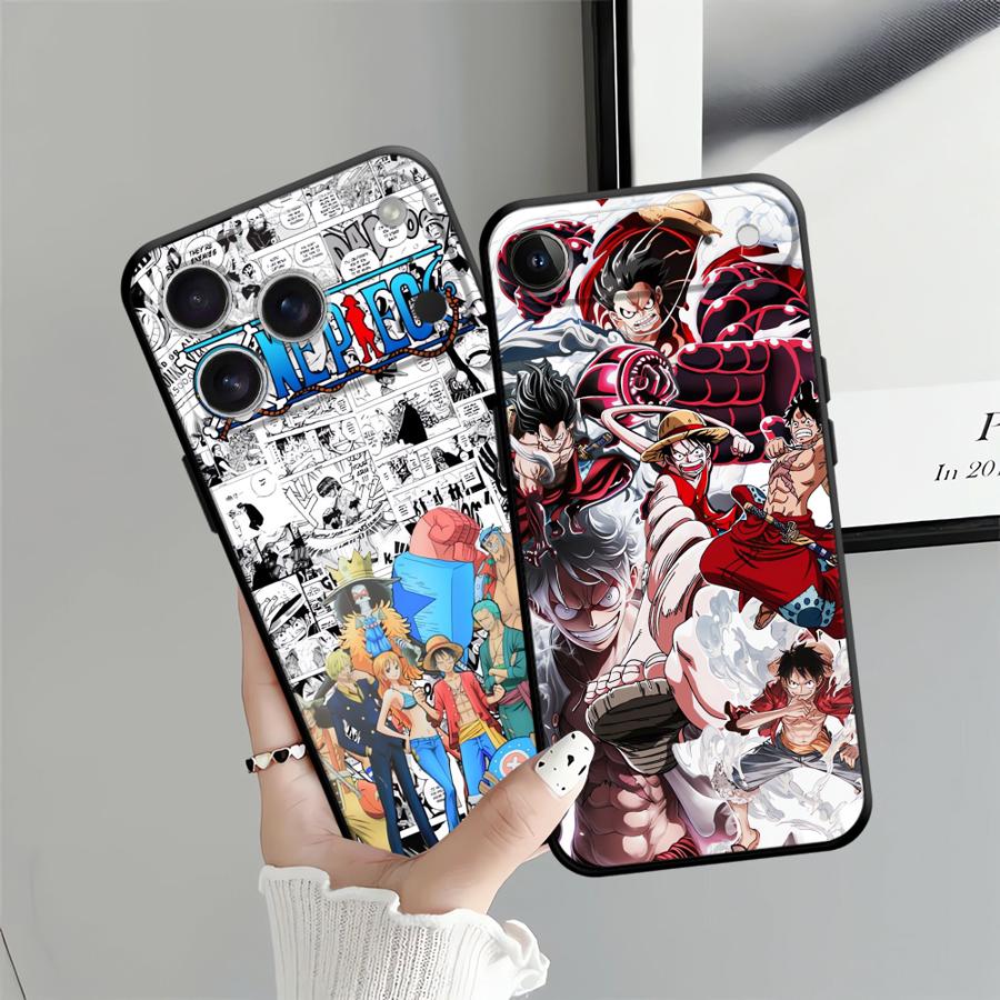 Custodia Fresca con Personaggio Anime per iPhone 18 12 13 Mini 11 15 Plus 17 16 Pro Max 17Air X XS XR 7 8 SE 14 Cover Posteriore Morbida per Telefono