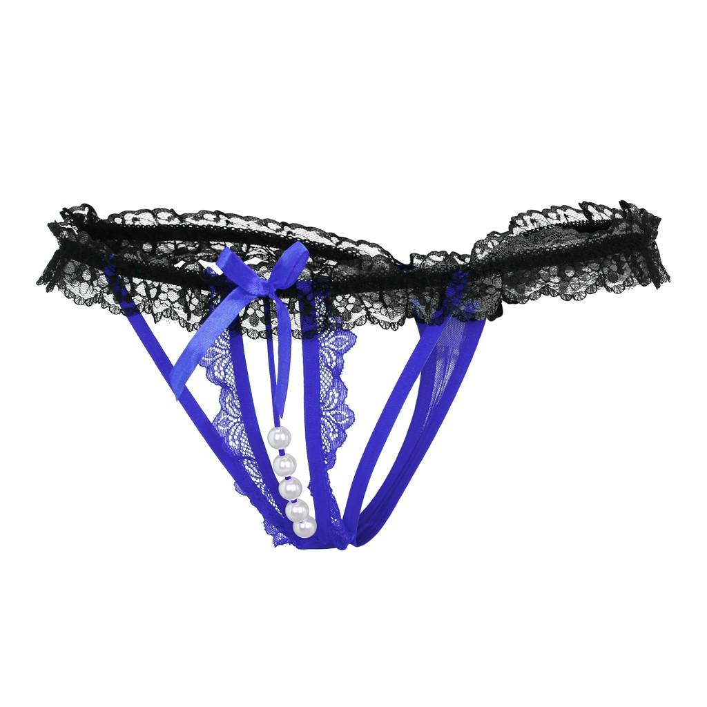 Mode zarte Frauen durchscheinende Unterwäsche schiere Spitze Tank Spitze Sexy Unterhose