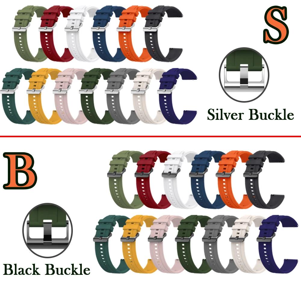Compatible for CMF Watch 3 Pro 22mm Universal Sport Breathable Silicone Classic Buckle Replace Wristband for CMF Watch Pro/Pro 2
