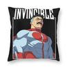 Federa per Cuscino con Logo del Personaggio Invincible Omni-Man Tessuto Stampato Copricuscino Decorativo Copertina per Cuscino da Divano Casa Dropshipping