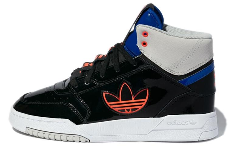 Adidas Originals Drop Step Xlt  Carbon Black Gray Orange  FX7684 36.5