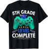 5th Grade Level Complete Tee Gamer Class Of 2024 Graduation Gift Unisex T-Shirt