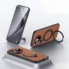 Suitable for Huawei Pura70pro Mobile Phone Case Holder Magnetic Suction P70ultra Anti-fall 70por Business Men's Leather Case