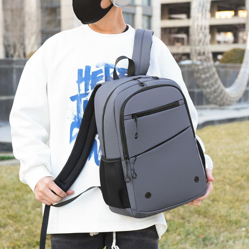 Schoolbag Lightweight Men's Backpack Large Capacity Junior High School Student School Bag Simple Trend Travel Computer Backpack