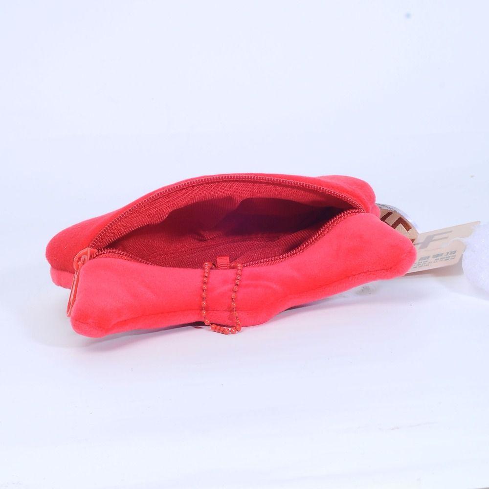 Soft Lion Dance Shoulder Bag Plush Red Lion Coin Pruse Chinese Dancing Lion Bag  Chinese New Year