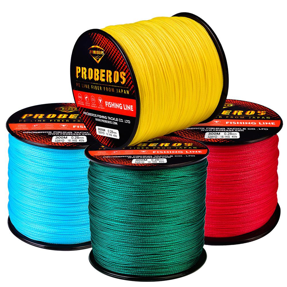Proberos Manufactory  Fishing Line 16 X Braided 300m 500m 1000m 2000m PE Mainline Super Strong Fishing Line