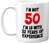 Birthday Birthday Gift Ceramic Coffee Mug 18 Years Of Experience Tea Mug