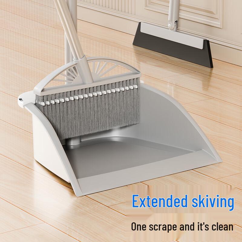 Mèng Tíng 3-in-1 Broom, Dustpan & Squeegee Cleaning Set