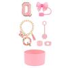7pcs Cup Accessories Set for Stanley 30oz 40oz Tumbler Straw Cover Cap Boot Spill Proof Stopper Letter Keychain Charm Sticker