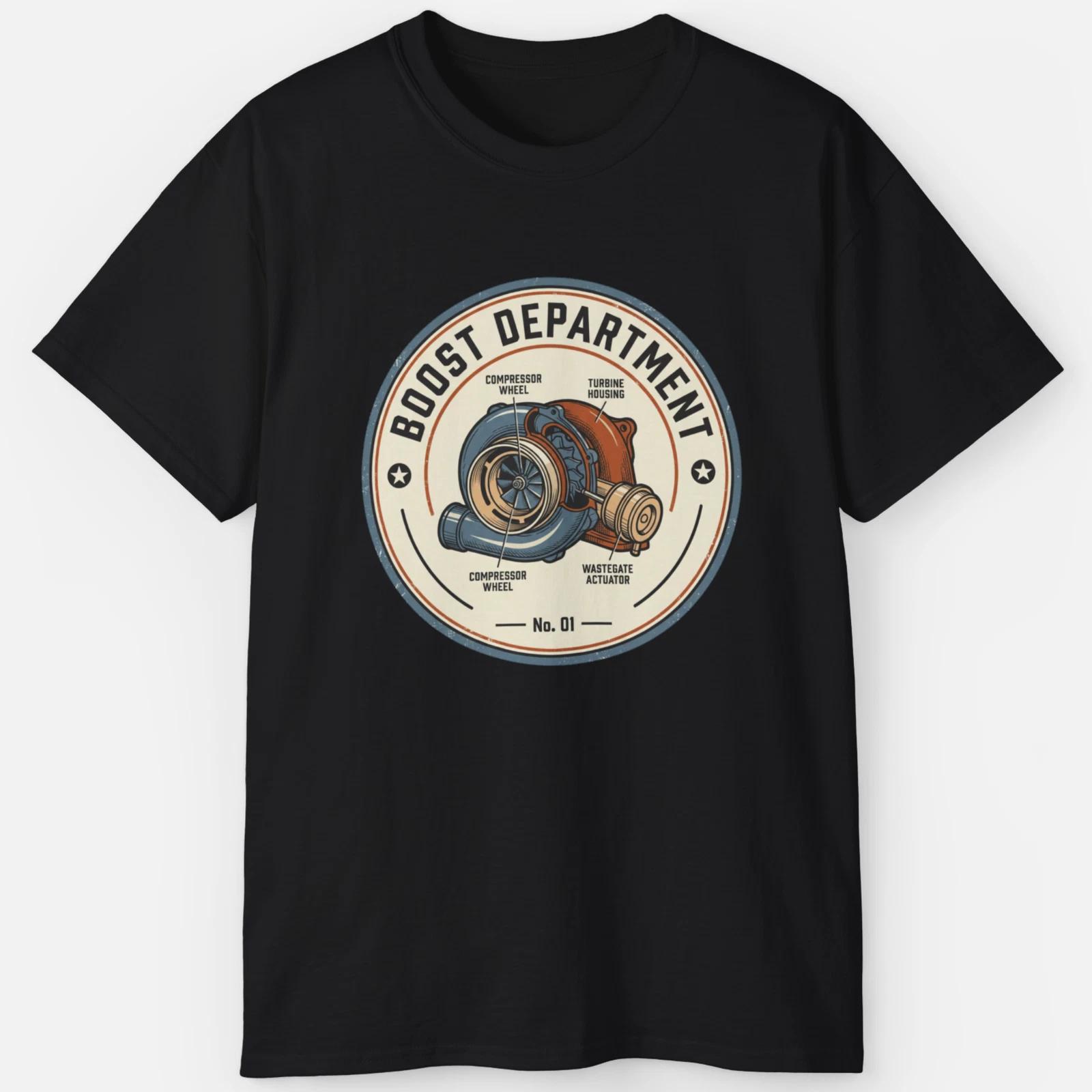 Boost Department Shirt – Vintage Turbo Diesel Performance Tee S