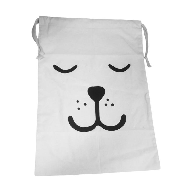 Portable Kids Room Cloth Organizers Bag Sturdy Canvas Materials Toy Storage Solution