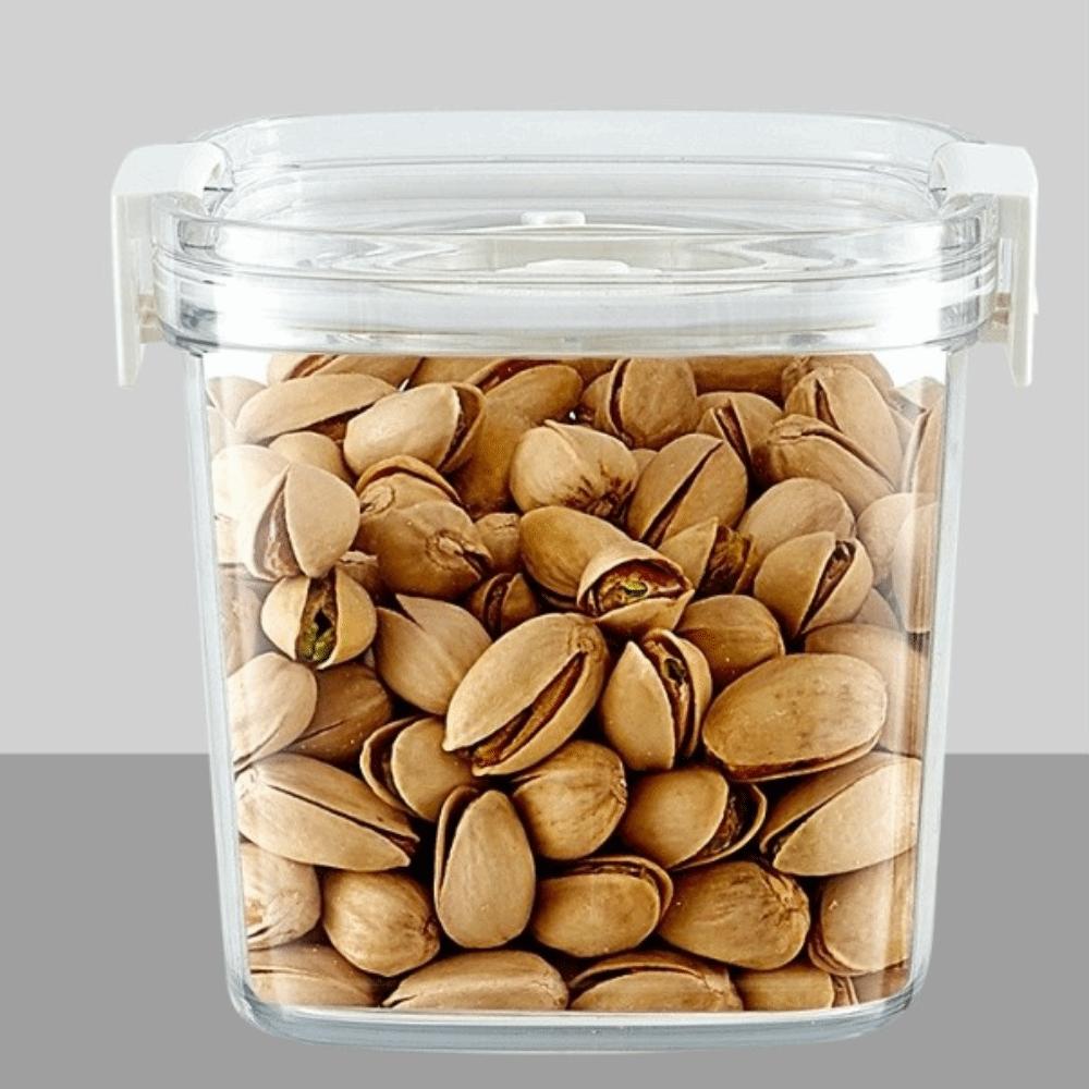 Plastic Vacuum Food Tank Freshness Preservation Transparent Airtight Container Moisture-Proof Sealed Canister Kitchen Gadgets