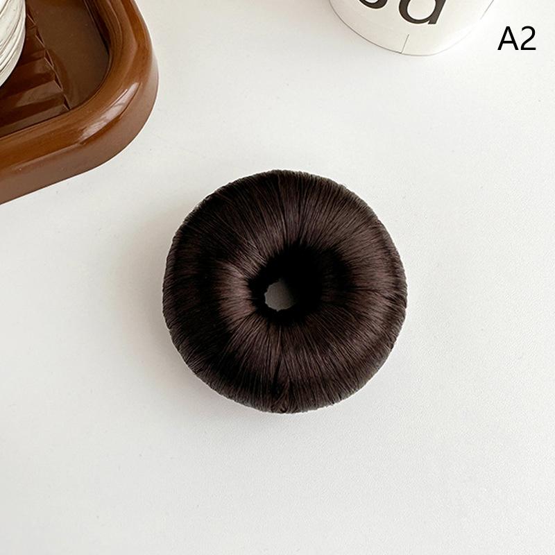 

Synthetic Hair Bun Curly Lifelike Wig Elastic Ponytail Hairstyling Fixator Hair Extensions False Hair Pieces For Women as the picture