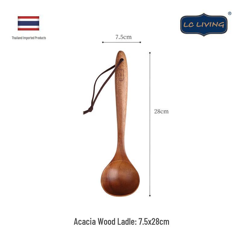 

LC LIVING Thai Acacia Wood Serving Spoon