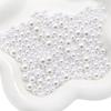 200Pcs No Hole 3-8mm Colorful ABS Round Imitation Pearl Beads for DIY Jewelry Craft Making Home Decoration Art Faux Pearls for Vase Fillers