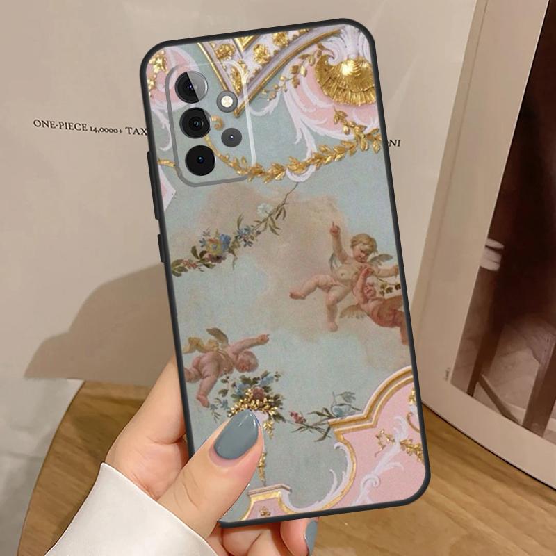 Renaissance Angels Case For Samsung Galaxy A56 A36 A16 A06 A13 A33 A53 A52 A32 A12 A54 A34 A14 A35 A55 A17 A15 Samsung A56
