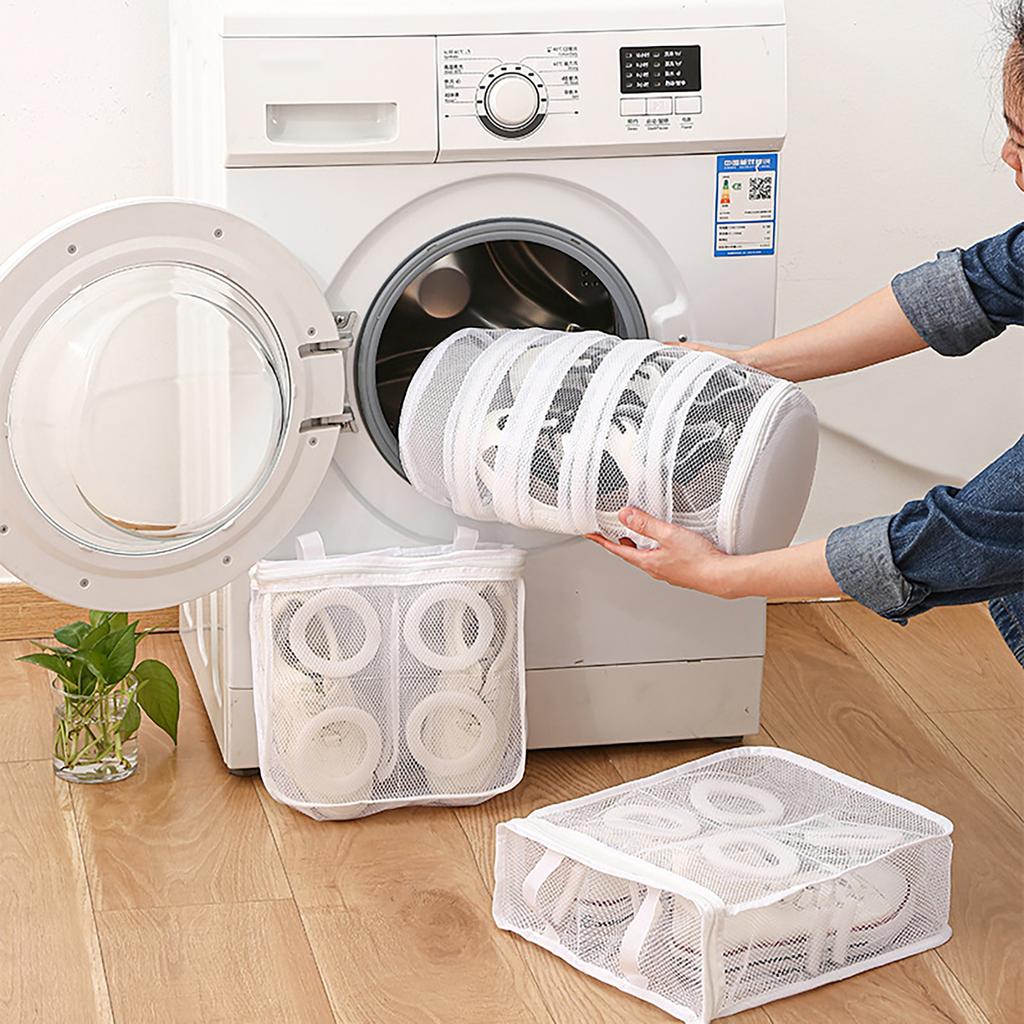 Sturdy Sneaker Laundry Bag Accessory for Men Size Up to 13 Breathable Mesh Materials with Strong Zippers Closure