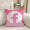 Brand Facebook Cushion Cover Pillowcase Set Pcs x x Breathable Washable Sofa Cushion Cover