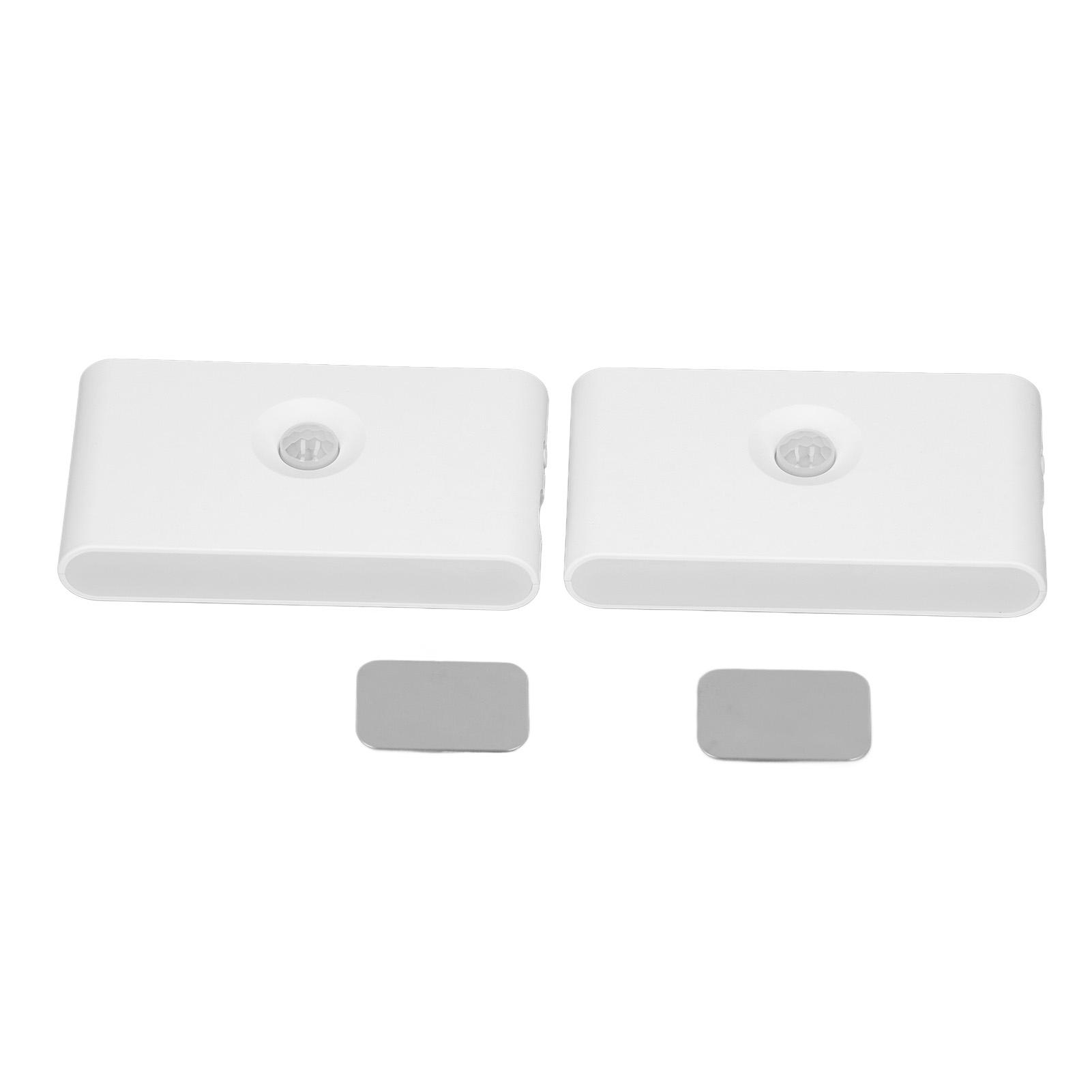 

2PCS LED Smart Night Light Motion Sensor Light USB Charging Cabinet Magnetic Night Light for Bedroom